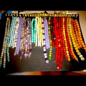 (P) semi Precious stone beads